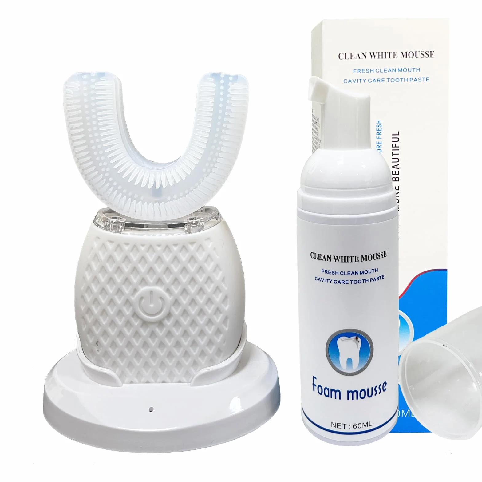 Automatic Toothbrush for Adults, 360° Toothbrush for Teeth Whitening, Ultrasonic Tooth Brush for Travel Home