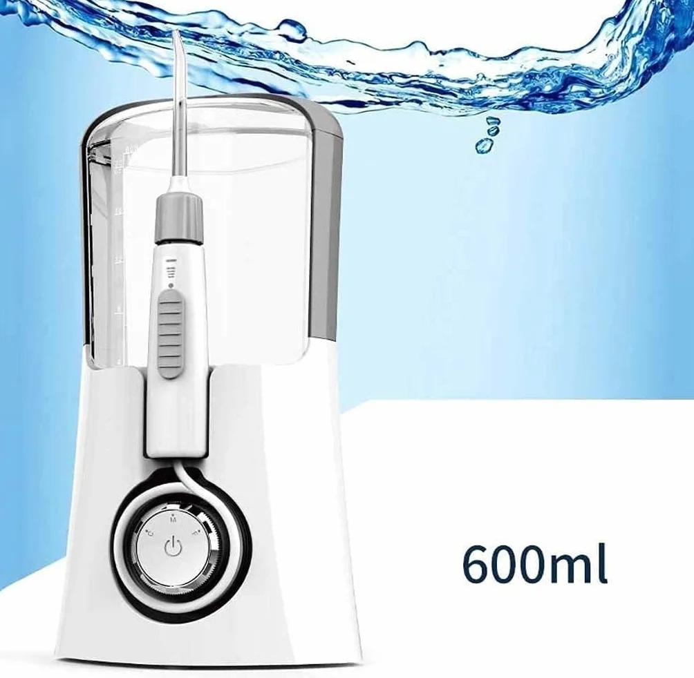 Electric Water Flosser, Cordless Dental Oral Irrigator - 3 Modes, 6 Tips