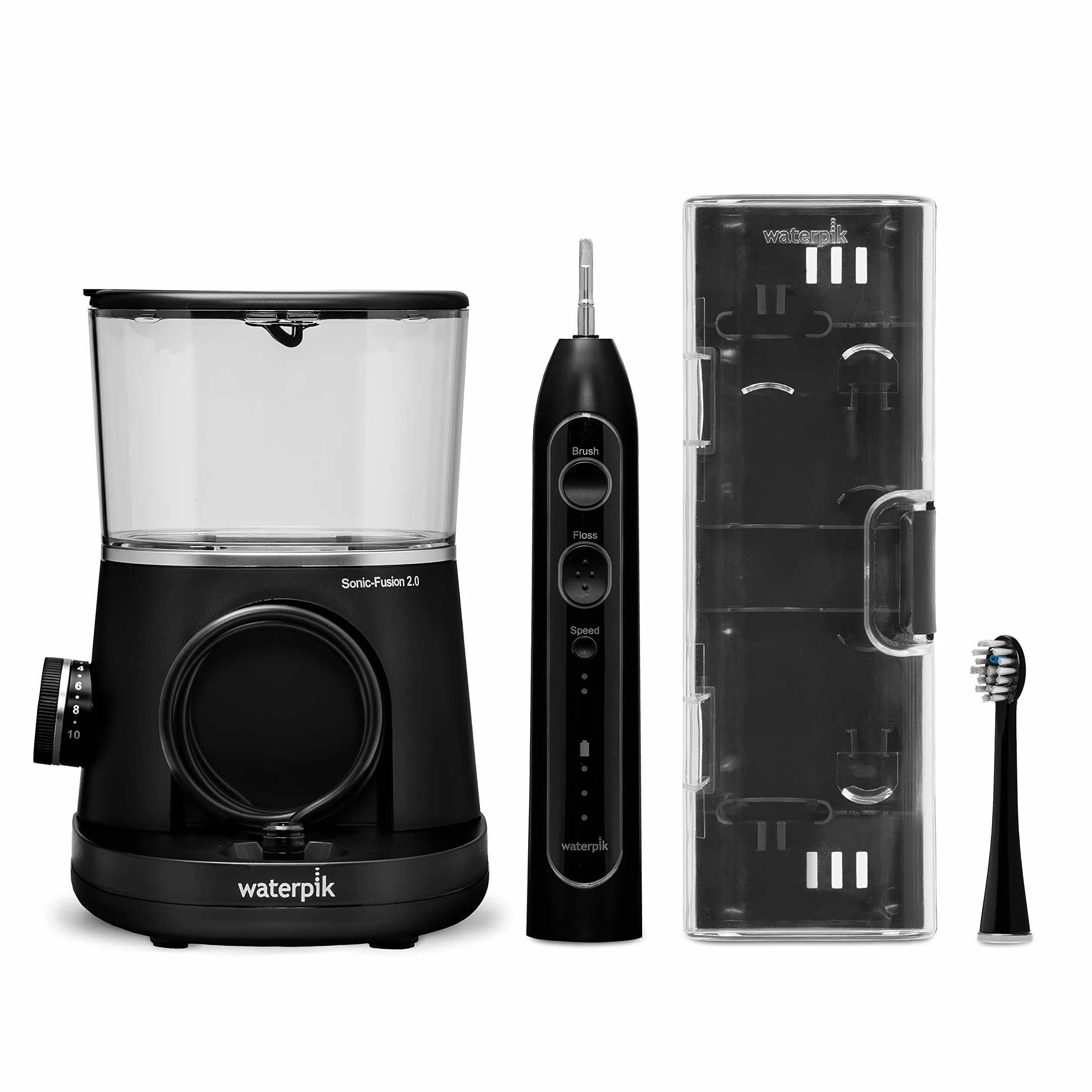 Sonic-Fusion 2.0 Flossing Electric Toothbrush, Black