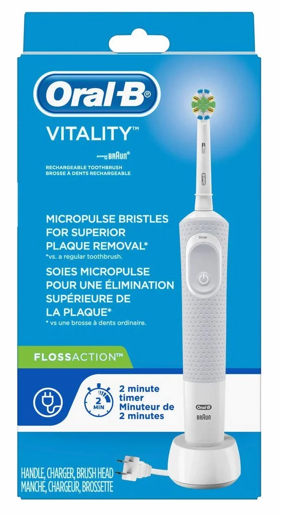 Toothbrush Vitality Electric Floss Action (Pack of 6)