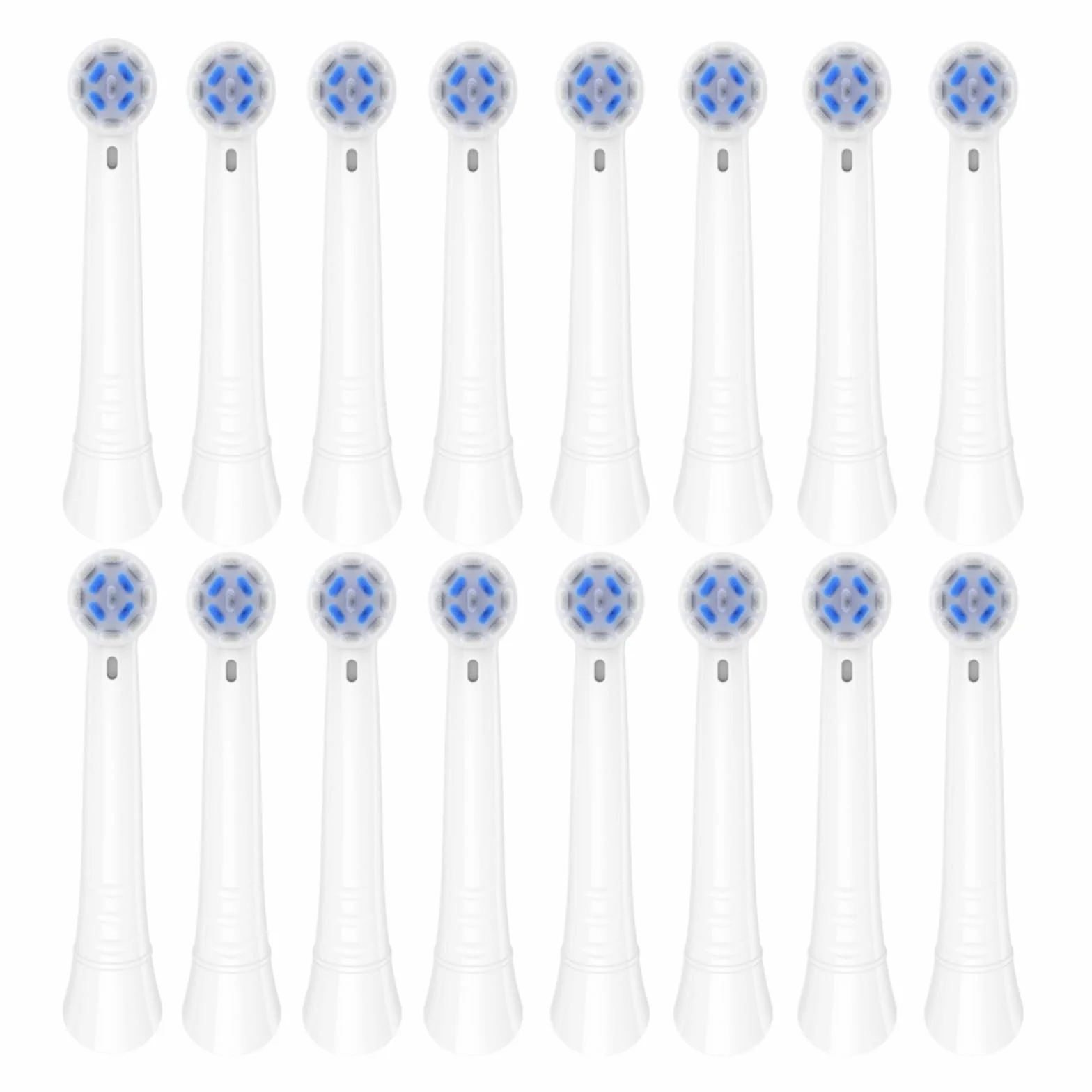 Toothbrush Replacement Heads with Electric, Pack Brush(White-16pcs)